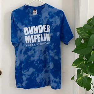 Hand dyed Dunder Mifflin T-shirt